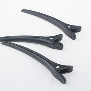 Pinzas de sujeción para peluquería, pinzas de sección, pinzas de <span class=keywords><strong>cocodrilo</strong></span> para peluquero, herramientas de estilismo, accesorios para el cabello, pinzas para el pelo de <span class=keywords><strong>cocodrilo</strong></span> negro - Product Image 4