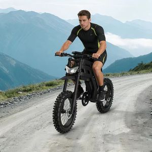 Motocicleta Eléctrica Todoterreno GT73, 2000W, 52V, 27Ah, Suspensión Completa, para Montaña, Motocross, Gravel, para Adultos, Envío desde Almacén en EE. UU. - Product Image 1