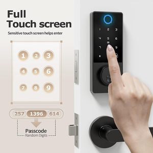 Filta New Password Card Key Tuya Bluetooth Unlock Door Smart Door Deadbolt Lock
