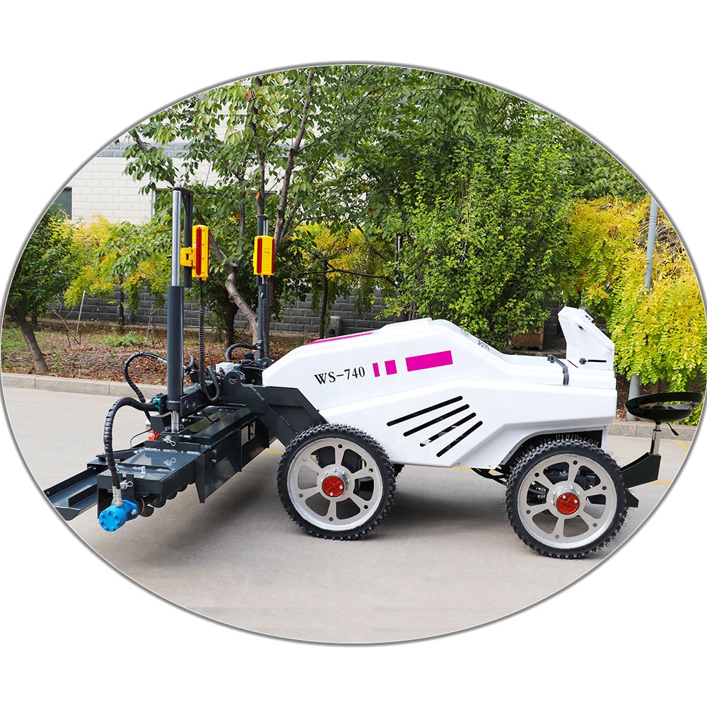Дешевая WS-740 для выравнивания цементного пола Лазерная стяжка Машина Вибрационный бетонный уровень мощности Лазерная стяжка Машина