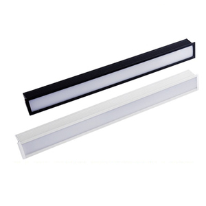 Difusor de Luz lineal LED esmerilado empotrado 5W 10W 15W 20W 30W 40W 45W Luz de matriz LED Blanco mate y negro mate - Product Image 6