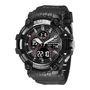 SMAEL 8079 orologi da uomo Dual time orologi da polso sportivi digitali cronometro maschile orologio digitale al quarzo impermeabile luminoso all'aperto - Product Image 5