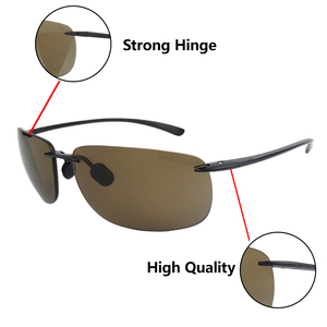 Occhiali da Sole Sportivi Classici Senza Montatura per Uomo e Donna, Ultraleggeri per Guida e Golf, Protezione UV400 - Product Image 3