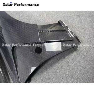 Garde-boue avant en fibre de carbone en nid d'abeille Style Xstar pour Nissan <span class=keywords><strong>370Z</strong></span> Z34 2009-2020 - Product Image 4