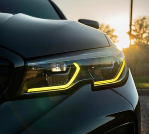 Accessoires automobiles SJC pour BMW <span class=keywords><strong>Série</strong></span> 3 G20 G28 G21 340i 330i 320i 2020 - <span class=keywords><strong>2022</strong></span> Module de feux de jour jaunes à LED pour phares laser uniquement - Product Image 3