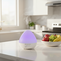Diffuseur d'arômes ultrasonique intelligent avec LED, humidificateur portable pour huiles essentielles, pour bureau