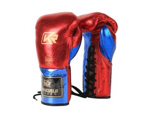 Sarung Tinju Fight Shop Diskon Besar dengan Kulit Sapi Mengkilap OEM Harga Murah Sarung Tinju untuk Pria dan Wanita - Product Image 2