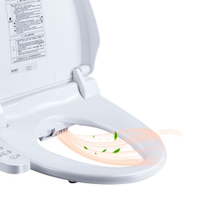Siège de toilette Intelligent Smart Bidet Siège allongé en plastique avec télécommande et fonction avancée de chauffage du siège - Product Image 4
