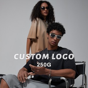 Camiseta Casual de Algodón Vintage para Hombre, de Manga Corta, Estilo Holgado con Lavado Ácido y Efectos Desgastados, Larga (250 g/m²), con Patrones Transparentes Rociados - Product Image 2