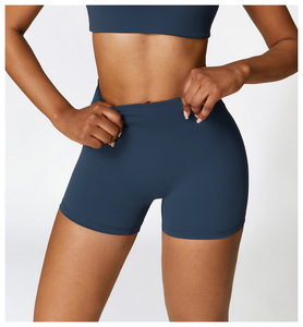 Conjuntos de yoga personalizados Pantalones cortos de Yoga de cintura alta para mujer Pantalones de yoga ajustados para gimnasio - Product Image 5