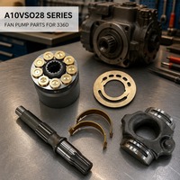 Kit de réparation de pompe à ventilateur A10VSO28 336D : bloc-cylindres, plaque de soupape, coque de roulement, jeu de pistons, arbre d'entraînement A10VSO28
