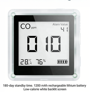 AECTEC C601 Yanıcı Zehirli Kapalı Alan Karbon Monoksit CO Yanıcı Taşınabilir 3'ü 1 Arada Gaz Dedektörü LED Geniş CO Ölçer - Product Image 4