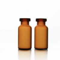 Flacons en verre borosilicate ambré en gros pour le stockage de substances photosensibles