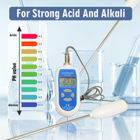 Thermomètre numérique de laboratoire industriel |   Sonde en acier inoxydable de qualité alimentaire étanche IP68 - Plage de température de -40°C à 300°C - Précision de 0,5°C