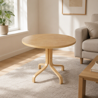 Table basse en bois compacte la plus vendue pour appartement, mobilier de salon au design moderne, durable, écologique, facile à nettoyer, portable