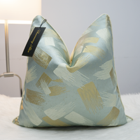 Jacquard Nouveau Design 45x45cm Jacquard Satin Weave Tissu Housse de Coussin Personnalisée