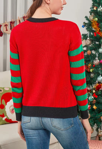 <span class=keywords><strong>Pull</strong></span> <span class=keywords><strong>de</strong></span> Noël personnalisé pour la famille, tricoté à col rond, jacquard, <span class=keywords><strong>pull</strong></span> <span class=keywords><strong>de</strong></span> Noël <span class=keywords><strong>moche</strong></span> pour femmes, manches longues - Product Image 6