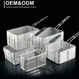 Hochleistungs-304-Edelstahlsieb Kartoffel-Bratkorb-Pommes-Frites-Korb & Edelstahls ieb Großes Brat sieb - Product Image 5