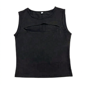 Wholesale New Design Women Crop <b>Top</b> Formal Summer Eco-Friendly High Quality Breathable Quick Dry Canvas Spandex Nylon Sports - Product Image 1