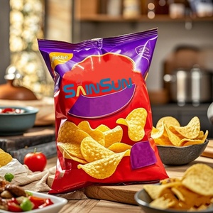 Custom Printed Stand-Up Pouch Food Grade Snacks Packaging for Potato Chips Corn BOPP Material Back-Sealed and Heat Seal - Product Image 2