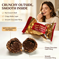 Boules de chocolat au collagène de marque privée, excellent goût, pour enfants et adultes