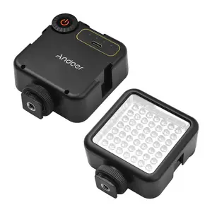 IR49S Mini IR Night Vision Light Infrared Photography Light for Video Camera Camcorder Built-in Rechargeable Battery with 3 Cold