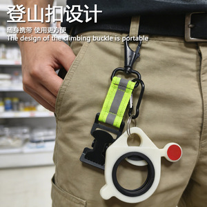 Glove <b>Clip</b> Holder Reflective Strip Cable <b>Tie</b> Organizer Portable Hook Type Polygon Shape For Survival Tools Home Storage - Product Image 3