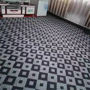 <span class=keywords><strong>Alfombra</strong></span> de Jacquard de Poliéster Cepillado, <span class=keywords><strong>Alfombra</strong></span> de Rayas Agujereadas para Oficina, Dormitorio, Pasillo, Centro Comercial, Boda, Hotel, Escaleras, Uso en Exposiciones - Product Image 2