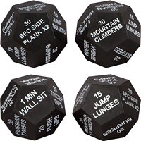 Dés de sport en PU à 12 faces, tissu de haute qualité, pour exercices de Fitness et d'exercices physiques