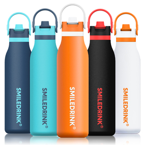 ขวดน้ำกีฬากลางแจ้งขวดน้ำสำหรับวิ่งกันลื่นขวดน้ำกันความร้อนเย็นสำหรับจักรยานขวดน้ำเคลือบด้านโลโก้ตามสั่ง - Product Image 2