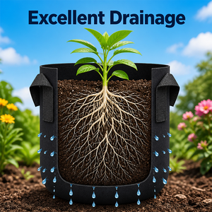 Sacs de culture en tissu pour jardin extérieur personnalisés pour légumes, sacs de démarrage respirants pour plantes, pots de jardin non tissés épaissis - Product Image 5
