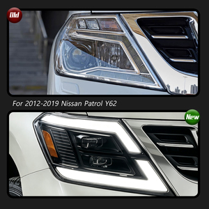 ชุดไฟหน้า TYPY สำหรับ Nissan Patrol Y62 ปี 2012-2019 - อัปเกรดเป็นไฟเดย์ไลท์ LED แบบใหม่และไฟเลี้ยวแบบเรียงลำดับ - Product Image 2