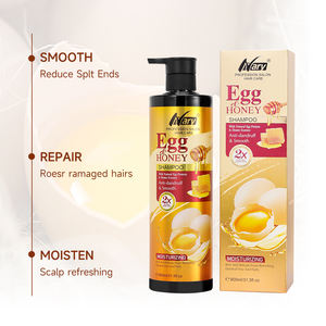Champú para <span class=keywords><strong>el</strong></span> Cabello <span class=keywords><strong>con</strong></span> Huevo y <span class=keywords><strong>Miel</strong></span> de Marca Privada Nary, Productos para <span class=keywords><strong>el</strong></span> Crecimiento del Cabello, Champú de Nutrición Profunda, Cuidado Capilar Económico para Cabello Seco y Dañado - Product Image 4