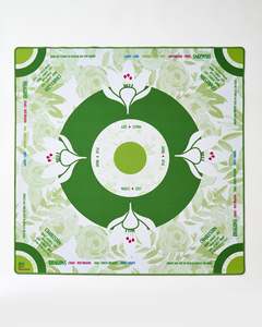 Tapis de Mahjong Décoratif pour Jeu Réduction du Bruit Monogramme Brodé Tapis de Tuile de Mahjong - Product Image 5