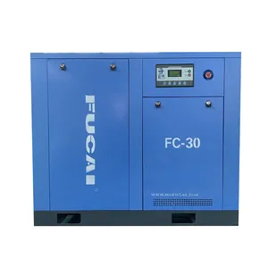 FUCAI rotary screw air compressor 22kw 30hp china compressor de tornillo