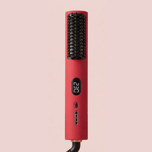 Plancha de Pelo Moderna ODM de 60w con 10 Temperaturas y 130°C ° C-230 ° C Range 360 °   <span class=keywords><strong>Cepillo</strong></span> <span class=keywords><strong>Alisador</strong></span> con Cable Giratorio e Indicador LED - Product Image 1
