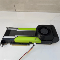 Accélérateur GPU P100 16 Go HBM2 avec ventilateur de refroidissement modifié et câble d'alimentation pour l'entraînement IA et l'informatique haute performance