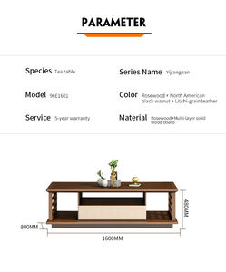 Tavolino <span class=keywords><strong>da</strong></span> Caffè Moderno di Lusso in MDF a Prezzo Scontato, Tavolino Laterale per Divano - Product Image 6