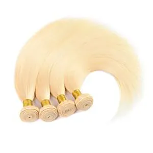 Russian Natual 100% Raw Straight Human Hair 613 Blonde Virgin Hair Bundles For Black Women