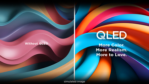 โปรเจคเตอร์ไร้สาย QLED ความละเอียด Full HD ขนาด 65 นิ้ว 50 นิ้ว 4K HDR สมาร์ททีวี Google TV รุ่นดั้งเดิม - Product Image 3