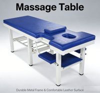 Lit de massage multifonction en acier au carbone, utilisation hospitalière, certifié CE ISO Classe I, 180x65x60cm, OEM