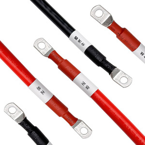 Sc35-8 Copper <b>Battery</b> Cable 3Awg With Ring <b>Terminal</b> For Forklift <b>Battery</b> - Product Image 1