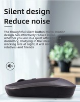 Mouse Nirkabel 2.4G Laris Manis dari Pabrik, Mouse Kantor Ergonomis Isi Ulang untuk PC, Mac, PS5, Tablet - Pink