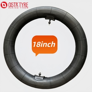 Cámara de aire para motocicleta de 18 pulgadas, con una espesor de 7 mm. Permite que conduzca incluso cuando el neumático está desinflado - Product Image 1