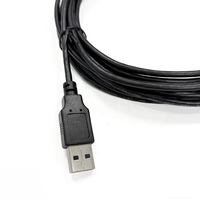 Kabel Data USB 2.0 Tipe A 4-Pin MALE 3A Pengisian Cepat Kecepatan Tinggi dengan Pelindung Anyaman