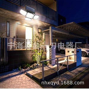 Solar Wall <b>Light</b> 342LEDs IPX4 Waterproof Outdoor <b>Garden</b> <b>Light</b> with Remote Control - Product Image 3