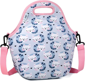 Fournisseur d'<span class=keywords><strong>Amazon</strong></span> Boîte à lunch <span class=keywords><strong>Sac</strong></span> pour filles garçons <span class=keywords><strong>Sac</strong></span> à lunch isolé en néoprène avec bandoulière réglable détachable - Product Image 2