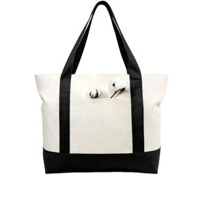 Bolsa de Compras Ecológica Reutilizable de Tela de Lona de Algodón con Logotipo Personalizado - Product Image 1