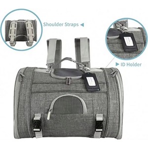Free Sample <b>Convertible</b> <b>Backpack</b> Airline Approved Pet Carrier for Small Pets, Please Check Sizing Soft Pet <b>Backpack</b> Carrier bag - Product Image 2