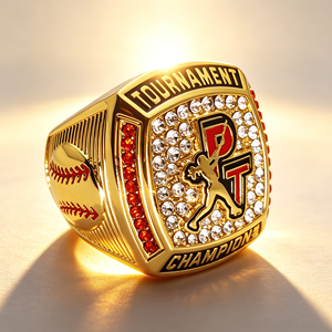 Anillo de Campeonato de Baloncesto Personalizado, Anillo de Campeones Negro de Alta Calidad para Fútbol, Béisbol, Sóftbol, Hockey sobre Hielo - Product Image 4